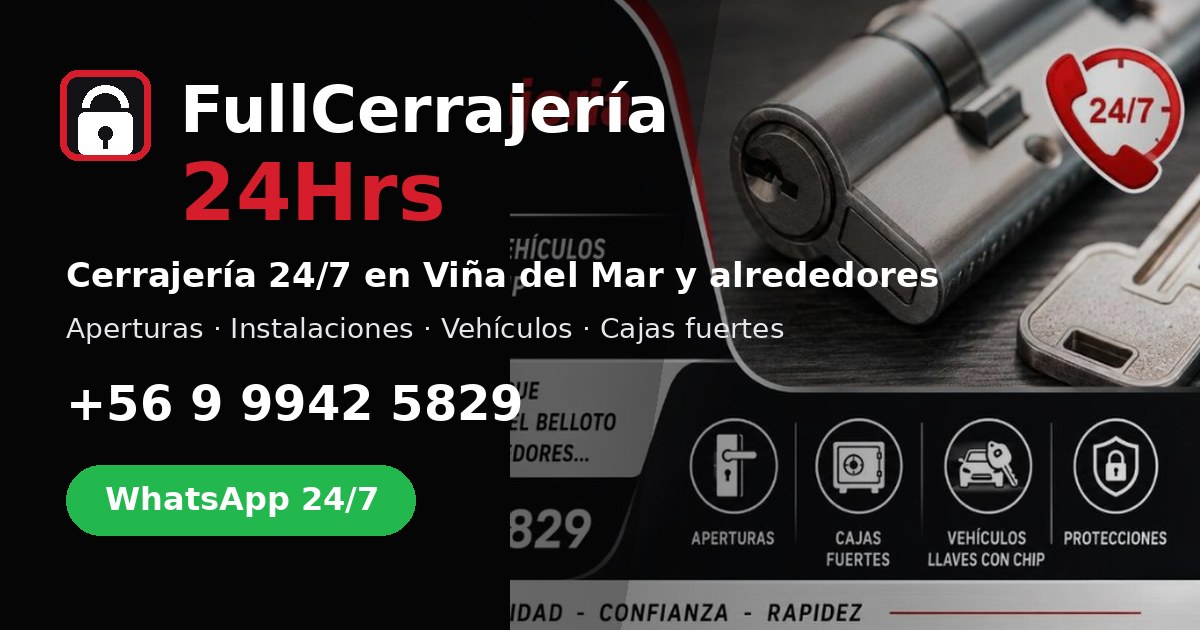 Vista previa de FullCerrajería 24Hrs